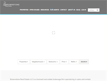 Tablet Screenshot of brownstonelistings.com